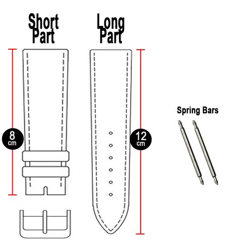 panerai original armbänder|Panerai strap size chart.